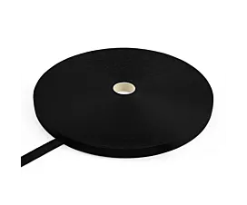 Black - 25mm Polypropyleen band - 500kg - 25mm - 100m op rol - Zwart