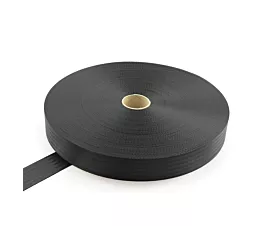 Bestsellers - Band op rol Gordelband polyester 48mm - 2200kg - op rol - Zwart