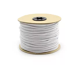 Elastiek - 3mm Elastiek op rol (3mm) - 100m - wit - Premium