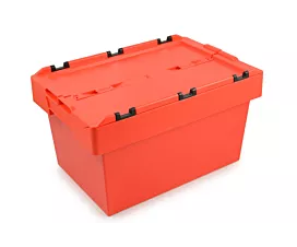 Toutes les accessoires Boîte de rangement empilable avec couvercle - 60x40x34cm - Standard - Rouge