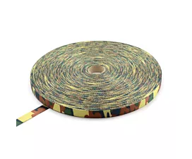 Alle band op rol - Polyester Polyesterband 25mm - 1200kg - 100m - Rol - Militaire print