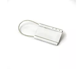 Tout - Accessoires Etiquette ID en aluminium / scellé câble blanc