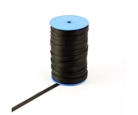 Black - 10 tot 20mm Polypropyleen band 15mm - 300kg - Op trommel - Zwart