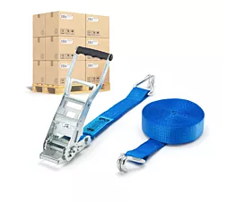 Pallet spanbanden 50mm Pallet ERGO 5T - 9m - 50mm - 2-delig - STF500 - Blauw - 192st.